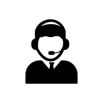 People , operator icon. Design vector Stock Illustration