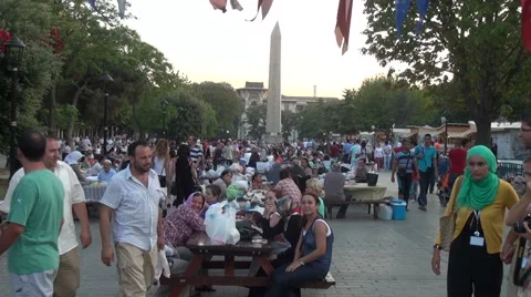 People Outside Stock Footage 46212185