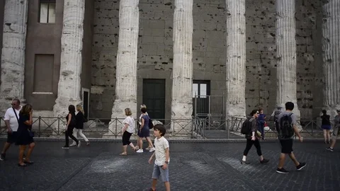 People Pantheon Stock Footage 82254697
