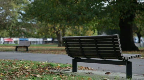 People in a park Stock Footage 548470