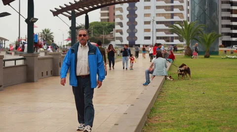 People in the park Stock Footage 63906219