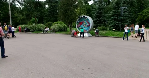 People in the park Stock Footage 64817284