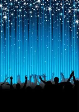 People At The Party Stock Illustration