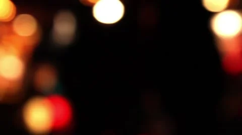 People pass by at night Video stock 48988272