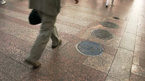 People passing by 스톡 동영상 7130970