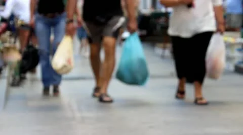 People passing Stock Footage 12246218