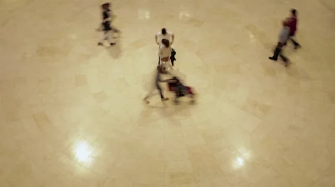 People passing mall 4k Stock Footage 4205333