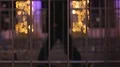 People passing through corridor fenced by guardrail for safety reasons, security HD Footage
