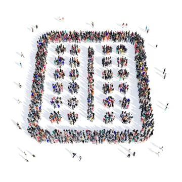People patch medicine 3d Stock Illustration