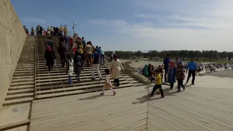 People &amp; persepolis Stock Footage 164576244