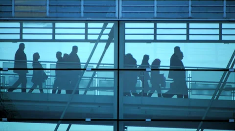 People persons group team together. company client. people silhouette 動画素材 33804327
