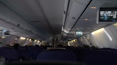People on plane Video stock 104719326