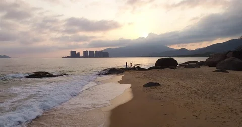 People Play At Beach Stock-Footage 103495476