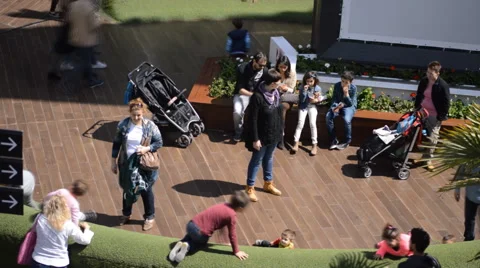 People At The Playground Stock Footage 51121202