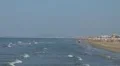 People playing games and swimming in Adriatic sea, Rimini, Italy, HD Footage