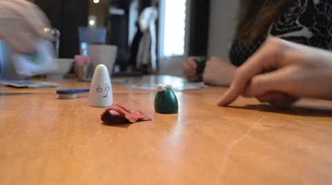 People playing Ghost Blitz 2 (1) Stock Footage 47175442