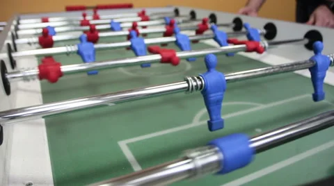 People playing table soccer Vidéo 61145607