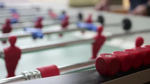 People playing table soccer	 Stock Footage 61145719