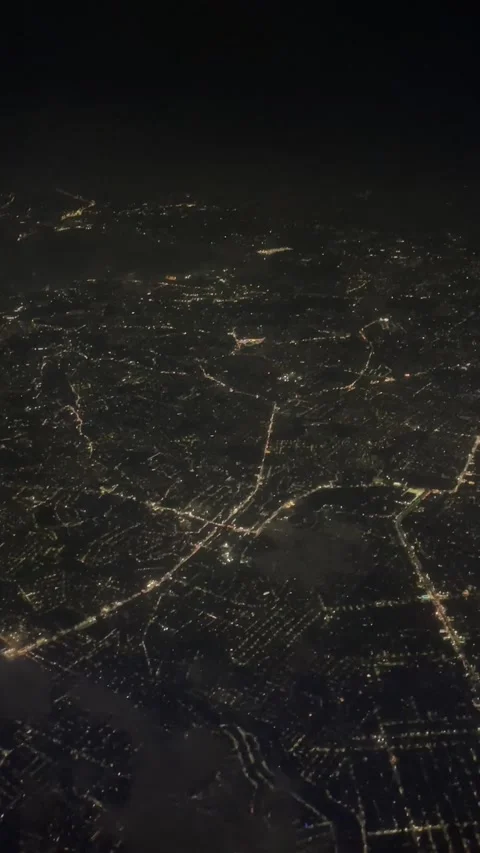 People Pointing Lasers at Plane During Manila Landing, Manila, Metro Manila, Phi Stock Footage 323137975