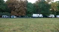 The people prepare to shot the film scene. Time lapse. Wide angle 4k or 4k+ Resolution