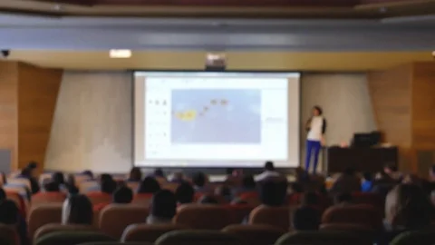 People at the presentation Stock Footage 101608207