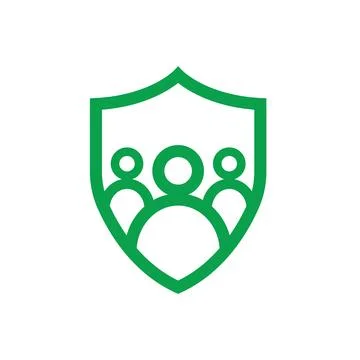 People protection icon vector design template Stock Illustration
