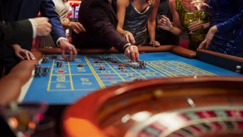 People Putting Bets in Casino 스톡 동영상 260768895
