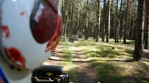 People on Quad bikes Stock Footage 93284438