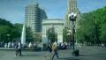 People relaxing in Washington Square Park 4k or 4k+ Resolution