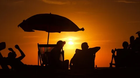 People rest Stock Footage 97214440