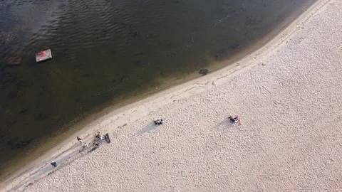  people on the riverbank Stock Footage 131781851