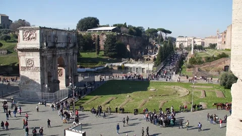 People in Rome 스톡 동영상 302561279