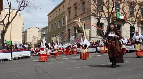 People of sardinia2 Stock-Footage 4886305