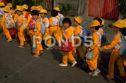 People school children kids taiwanese asian asia Stock Image #12067436