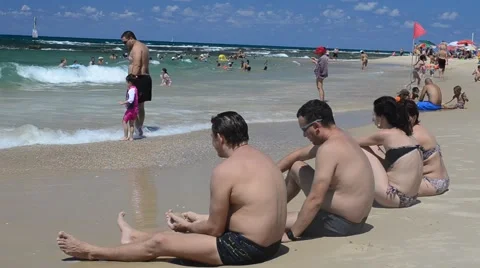 People at a sea Stock-Footage 41531885