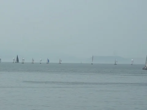 People in the sea Vídeo Stock 86407972