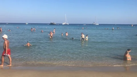 People At Sea Stock Footage 123537390