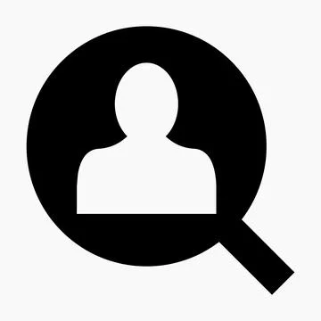 People search icon. Stock Illustration