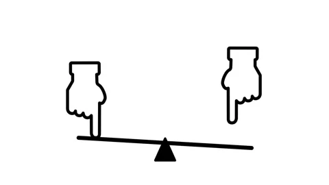 People on Seesaw Balancing Stock Footage 335814983