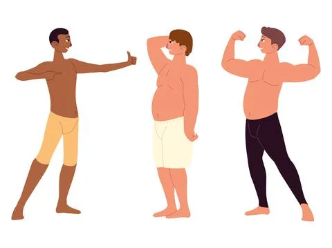 People self acceptance Stock Illustration