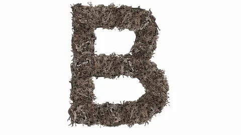 People in the shape of the letter. Stock Footage 109528317