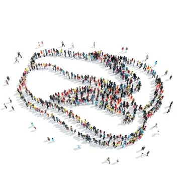People  shape  slippers Stock Illustration