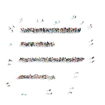 People  shape  strings cartoon 스톡 일러스트