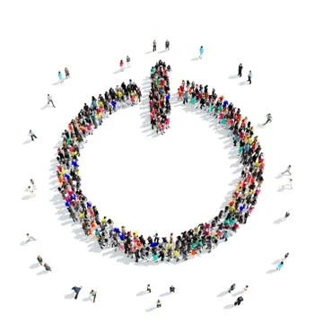 People shape  switch Stock Illustration
