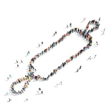 People  shape  tool cook Stock Illustration