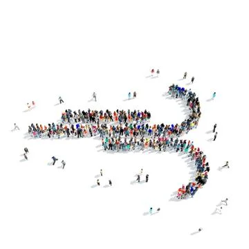 People shape  wind weather Stock Illustration