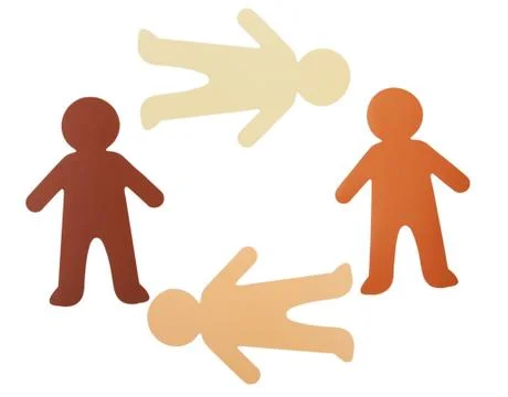 People Shapes Foto stock