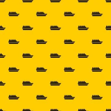 People on ship pattern vector Illustrazione stock