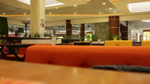 People in the shopping mall Stock Footage 44474158