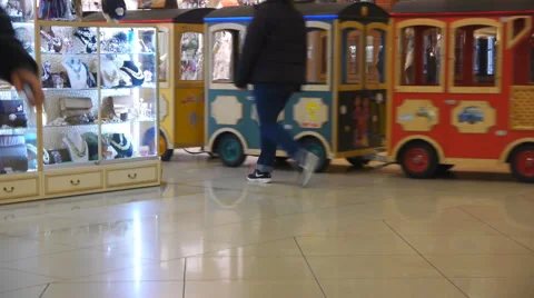 People In A Shopping Senter Stock Footage 64732394